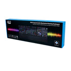 Adesso - AKB-650EB Clavier de jeu mécanique programmable RVB avec repose-mains magnétique amovible-Route de la clé : 4,0 mm