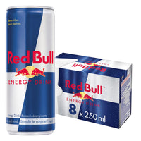 Red Bull - Boisson énergisante - 250 ml - paquet de 8 -La formule unique de la boisson énergisante Red Bull a été conçue à partir d'ingrédients de grande qualité: caféine, taurine, sucres, eau des Alpes.
