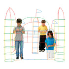 Roylco - Pailles et Joints, 400 pieces-Multicolores et plastique