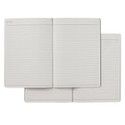 Gry Mattr - Journal A5 à couverture souple, papier de pierre, 48 pages, gris/bleu marine, paquet de 2-Couverture souple