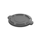 Global Commercial Products - 44 Gal Couvercle De Poubelle - Gris - Paquet de 2-Associez parfaitement à des conteneurs de déchets