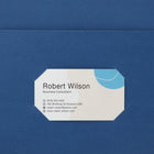 Staples - Portfolio à deux pochettes - bleu foncé - paquet de 10-Fabriqué en papier  