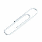 JAM PAPER - Trombone Geant Colore 2", Blanc, 3 Paquets de 75-Ces trombones colores sont parfaits pour organiser des papiers à la maison, à l'ecole ou au bureau