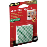 Scotch™ - Carrés de montage, 1 po-Carrés de montage robustes collants des deux côtés qui peuvent supporter jusqu'à 2 lb   
