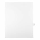 Mark Maker – Onglets séparateurs juridiques blancs, 1/15 onglets, format lettre, sans trous, numéro 25, 25/paquet-Onglets séparateurs blancs, 1/15 onglets