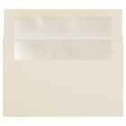 JAM Paper Enveloppes A9 doublées, ivoire, 250/paquet-Intérieur vierge où écrire un mot personnalisé