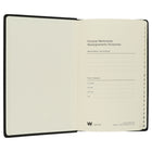 Winnable - Carnet d'adresses, 8 po x 5 po, noir-Papier de couleur crème 