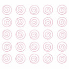 JAM PAPER - Trombones Circulaires Colores, Rose Bebe, 2 Paquets de 50-Taille : 1 pouce (diametre)