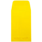 JAM Paper - Enveloppes à monnaie nº 1, 2,25 x 3,5 po, jaune solaire, 50/paquet-Enveloppes jaunes