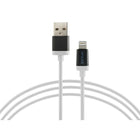 Spark Electronics - Câble de synchronisation Apple Lightning à 8 broches à USB, certifié MFI, de qualité supérieure, blanc-La minceur du connecteur permet de l’utiliser avec tous les appareils, sans pour autant retirer le boîtier