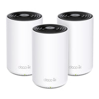 TP-Link - Deco XE75 AXE5400 Système Wi-Fi 6E maillé tri-bande - Blanc - Paquet de 3-Couvrez jusqu'à 7 200 pieds carrés (maisons de 4 à 7 chambres et plus) avec une connexion Wi-Fi transparente de nouvelle génération et faites des zones mortes et de la mise en mémoire tampon une chose du passé