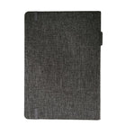 Cambridge - Cahier Bungee avec boucle pour stylo - 8 1/2 po x 6 po - gris clair-96 feuilles lignées