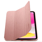 Étui Spigen Urban Fit pour iPad A16/10e génération (2022) - Or rose-Le couvercle se transforme en support/poste de travail