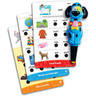Aperçus éducatifs Hot Dots Jr. Phonics Fun Game-Comprend 16 leçons sur 8 cartes d'activités recto-verso et un stylo Ace—the Talking, Teaching Dog.