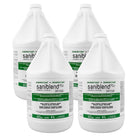 Saniblend - Nettoyant prêt à l'emploi, désodorisant, désinfectant, à utiliser contre le coronavirus (COVID-19), 4 l, citron-Nettoyant prêt à l'emploi