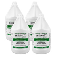 Saniblend - Nettoyant prêt à l'emploi, désodorisant, désinfectant, à utiliser contre le coronavirus (COVID-19), 4 l, citron-Nettoyant prêt à l'emploi