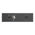D-Link - Commutateur non géré multi-Gigabit 5 ports de D-Link-La négociation automatique détecte intelligemment les vitesses de liaison de vos appareils et s'ajuste entre 3 vitesses (100 Mo/s, 1 Gbit/s, 2,5 Gbit/s) pour une compatibilité et des performances optimales
