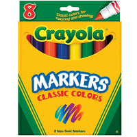 Crayola - Marqueur de couleur original - Paquet de 48 (BIN7708)-Ne traverse pas le papier
