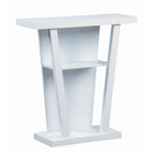 Monarch Specialties - 2560 Table D'Appoint - 32 po L/Console D'entrée Blanche-Table console d'appoint blanche