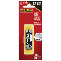 OLFA Lames de rechanges pour les couteaux SK-4 & UTC-1, Paquet de 10-Lames de rechange de 17.5mm (11/16po) à l'affûtage fiable
