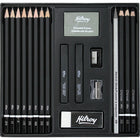 Hilroy – Crayons à dessin et à croquis 18 pièces Studio Pro-Tout ce dont un nouvel artiste a besoin pour le dessin et le design de base