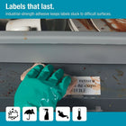 DYMO – Étiquettes durables LW pour étiqueteuses LabelWriter, poly blanc, 1 po x 3 1/2 po, rouleau de 100-Impression noire sur fond blanc pour une visibilité maximale