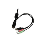StarTech  Câble commutateur KVM à 2 ports USB HDMI avec interrupteur audio et contrôle à distance, alimenté par USB-Alternez entre les systèmes facilement en utilisant le commutateur à distance