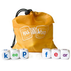 Apprentissage junior Roll A Word-Livré avec un sac de transport pratique
