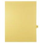 Markmaker - 25 tabs/PQT, 5 PQT/Boite, Intercalaires imprimes Legal, Chamois, 1/15th coupe| format lettre, sans trous, Numero 190-Intercalaires imprimes Legal