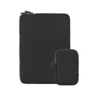 LOGiiX - Vibrance Essential Sleeve avec pochette pour ordinateurs portables jusqu'à 14 po - Noir-Noir - Toile