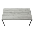 Monarch Specialties - 3796 Table De Salon - 40 po L/Gris/Metal Noir-9