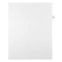Mark Maker – Onglets séparateurs juridiques blancs, 1/15 onglets, format lettre, sans trous, numéro 139, 25/paquet-Onglets séparateurs blancs, 1/15 onglets