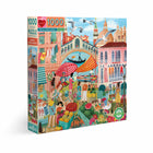 eeBoo - Pièce et Love le Marché de Venise - 1000 Pièces-Taille du puzzle est de 23 x 23 pouces une fois terminé