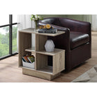 Monarch Specialties - 2095 Table D'Appoint - 24 po H - Taupe Fonce-Solide base surélevée