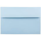 JAM Paper Enveloppes pour invitations à fermeture gommée, format livret, 5 3/4 x 8 3/4 po, bleu poudre, paq./100-Bleu poudre