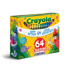 Crayola - Crayons de cire, boîte de 64 - edition 64e anniversaire!-Double Enveloppe Resistante : Ces crayons sont durables et ont une double enveloppe pour une meilleure resistance.