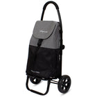 Playmarket, Go Two, Chariot Utilitaire Compact - Noir Texture Se Plie Sac Amovible / Remplaçable-Guidon avec mousse antiderapante