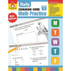 Evan-Moor – Livre d’activités « Daily Math Practice », 1re année (EMC750)-Livre d’activités