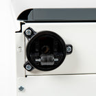 Flash Furniture Classeur À Verrouillage Mobile À 3 Tiroirs - Blanc / Charbon De Bois (HZCHPL02GRYWH)-Les tiroirs de verrouillage ouvrent un tiroir à la fois pour empêcher le basculement