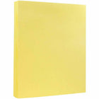 JAM Paper - Papier cartonné coloré Vellum Bristol 67 lb - 8,5 po x 11 po - couverture - Orange clair chamois - 50 feuilles/paquet-Couleur : jaune canari / Notre papier cartonné solide de qualité supérieure ne montre pas de blanc lors du pliage, du déchirement ou de la coupe ; c'est coloré tout au long !