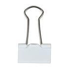 JAM PaperMD – Petites pinces relieuses, 3/4 po (19 mm), blanc, 125/paquet-Blanc