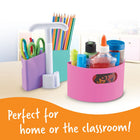 Learning Resources - Create-A-Space™ Mini-Center Pastel, Pack de 2-Comprend 3 compartiments amovibles dans chaque centre pour les stylos, les marqueurs et autres fournitures essentielles !