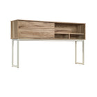 Sauder La Collection Portage Park Surmeuble - Finition Kiln Acacia (426281)-S'attache au bureau en L (427478).