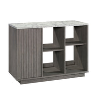 Sauder - East Rock Rangement d'appoint avec porte - Ashen Oak-Peut accueillir un téléviseur jusqu'à 50 po pesant 50 lb ou moins