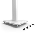 Kanto – Supports sur pied élevés pour haut-parleurs étagères, 26 po, blanc SP26PLW-Fabriqué d'acier massif, le SP26PLW réduit les vibrations indésirables en isolant vos haut-parleurs de la surface environnante