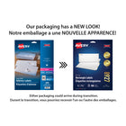 Avery - Étiquettes d'adresse de retour Pelage facile (08927), 1 3/4 po x 1/2 po, blanc, paquet de 800-Les étiquettes Pelage facile avec bord-éclair vous permettent de peler les étiquettes plus rapidement
