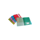 VLB – Organiseur de projet avec 10 pochettes et fermeture à élastique, couleurs variées, 6/paquet-Organiseur de projet comportant 10 pochettes