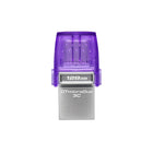 Kingston - DataTraveler microDuo 3C USB Type-C et Type-A Clé USB - 128 Go-USB 3.2 Gen 1
