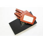 Ashlin® - Porte-adresse Alabama, brun clair, ens./4-Parfait pour votre mallette, valise ou chariot de golf