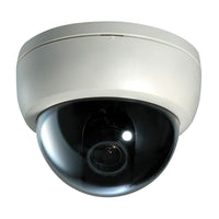 SeqCam – Caméra de sécurité couleur dôme plastique, 5 po x 6 po x 5 po, blanc-Le capteur d'images évolué produit une vidéo haute résolution à 700 lignes TV de résolution